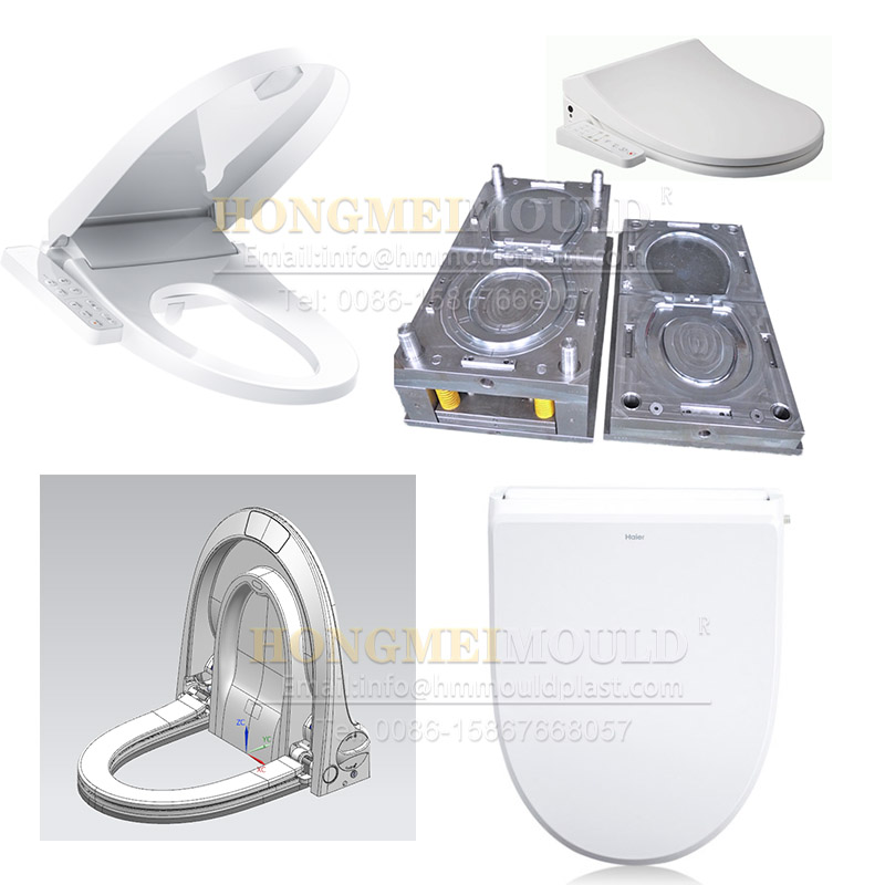 Fabricante inteligente de moldes de apertura de moldes para cubiertas de asientos de inodoros