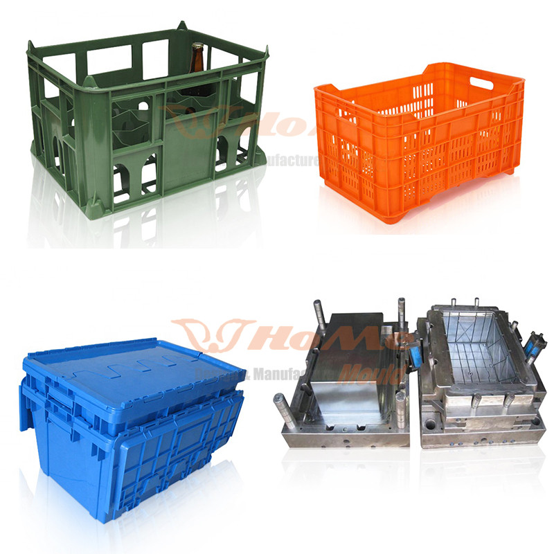 Diseño de enfriamiento de moldes de inyección de cajas de plástico
