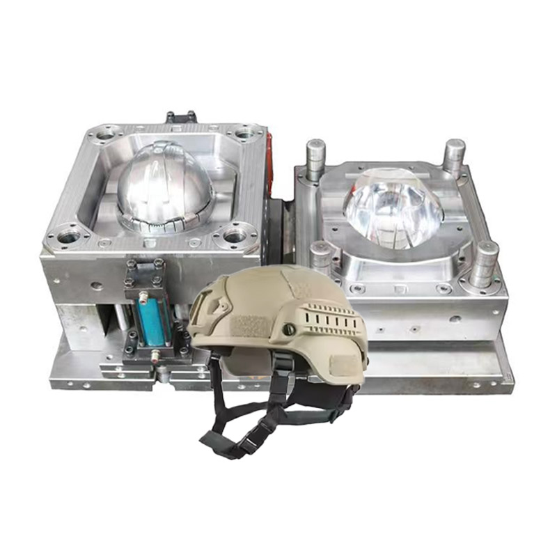 Molde de inyección de casco de plástico