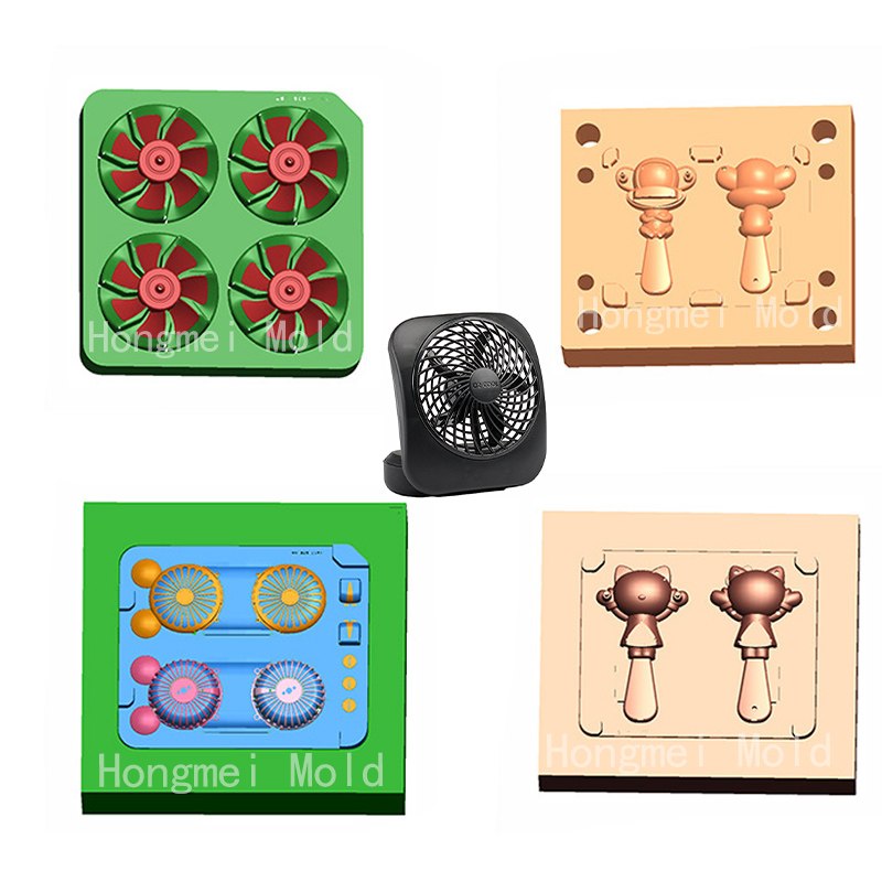 Mini molde de ventilador eléctrico