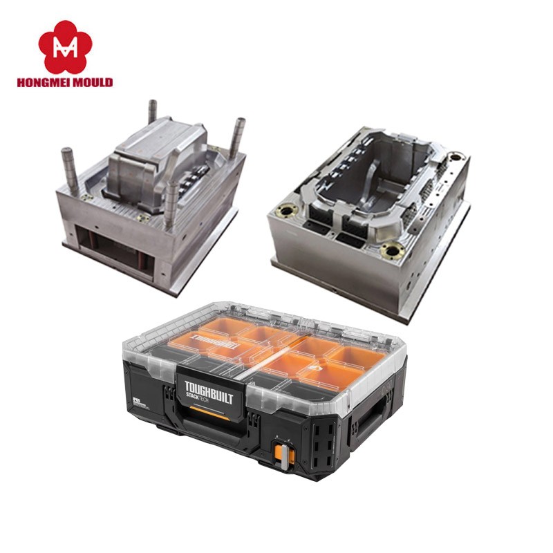 Moldes de caja de herramientas de inyección de plástico