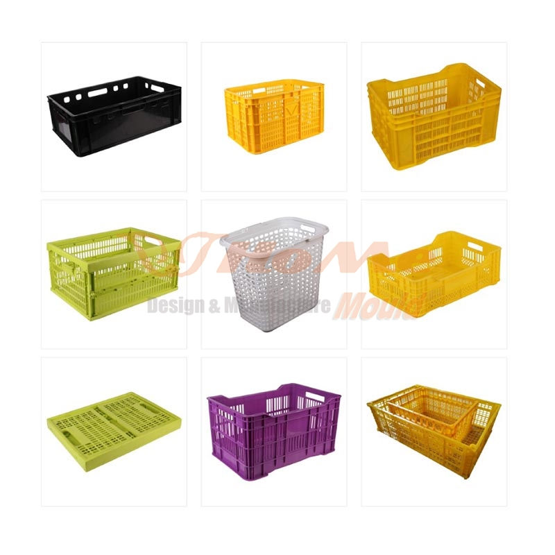 Molde de caja de almacenamiento de piezas de plástico